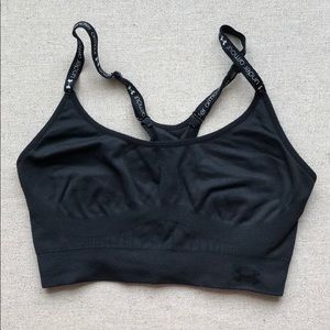 Black Under Armour sports bra M